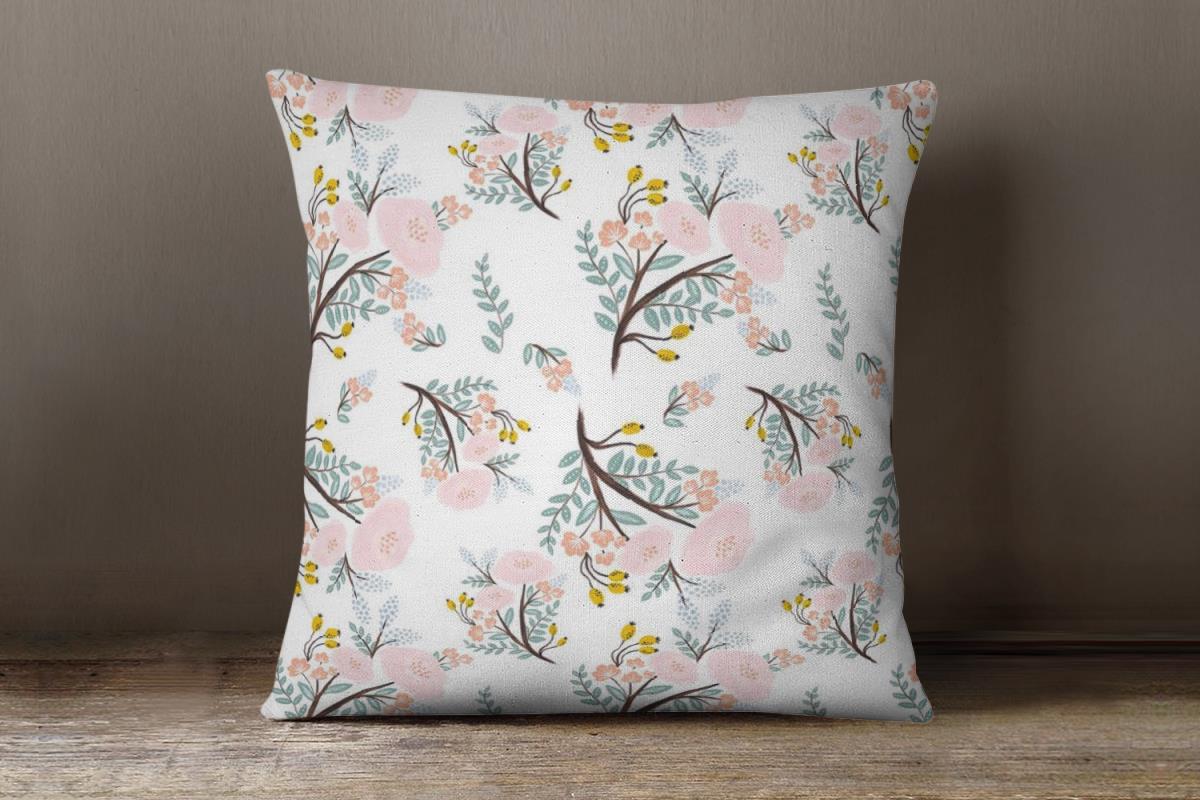 Spring Flowers Custom Art Pillow