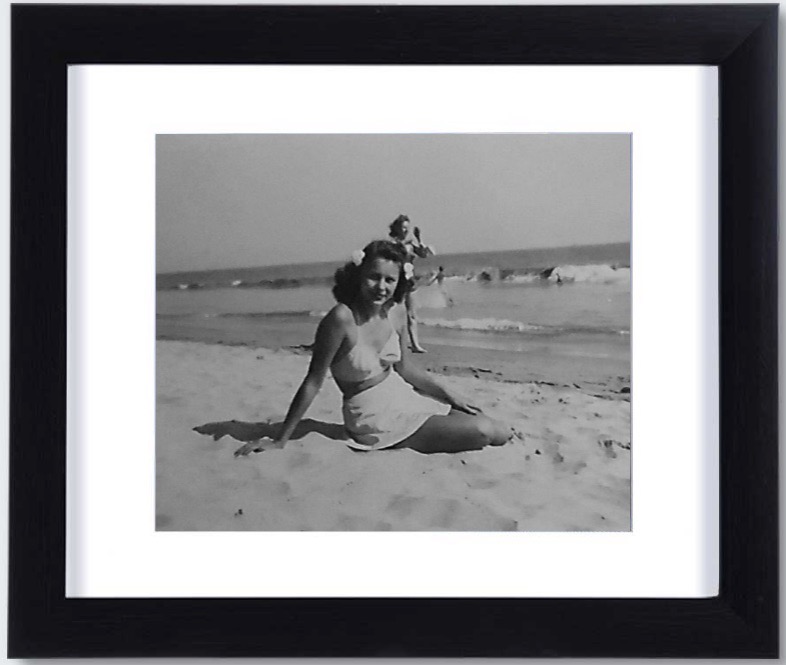 framed old photo