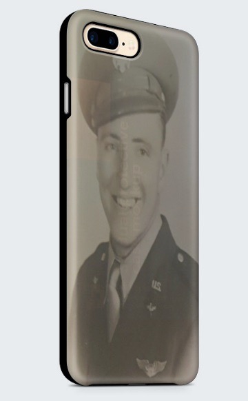 old photograph on phone case