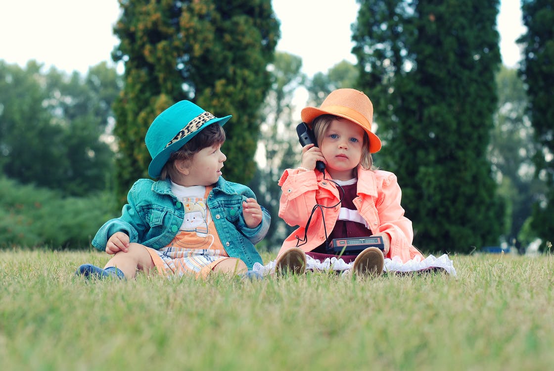 colorful kids clothing portrait