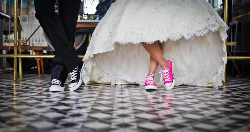 converse shoes wedding