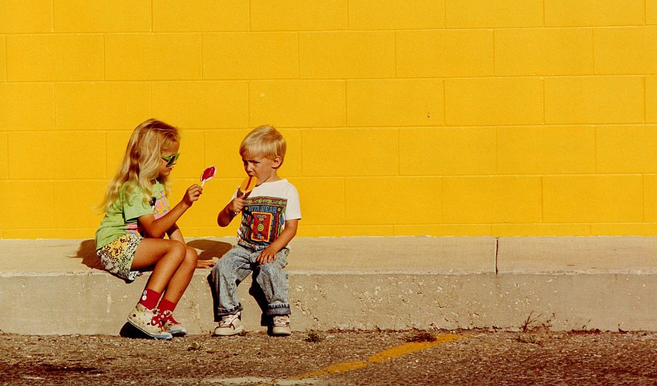 summer kids popsicles