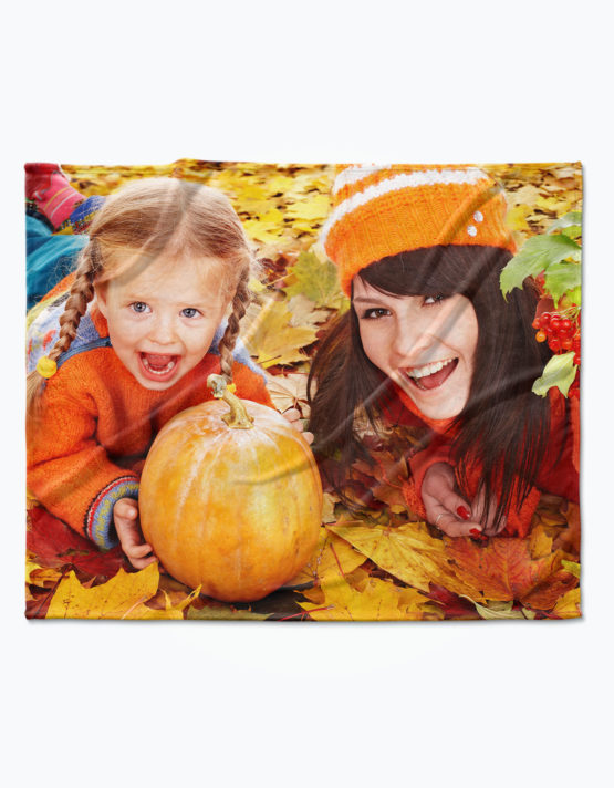 fall in love with fall photo blanket