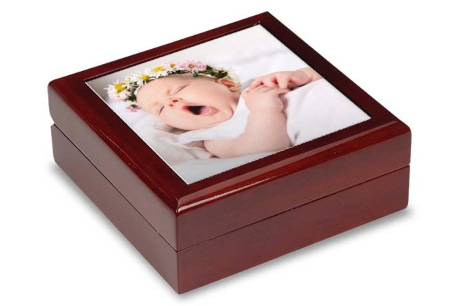 baby photo keepsake box