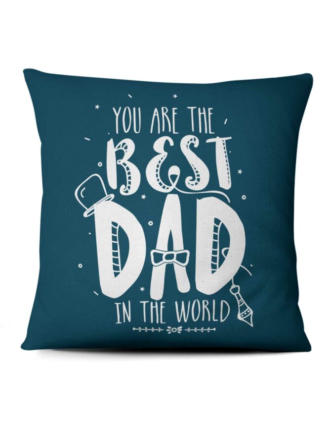 you are the best dad in the world custom photo pillow