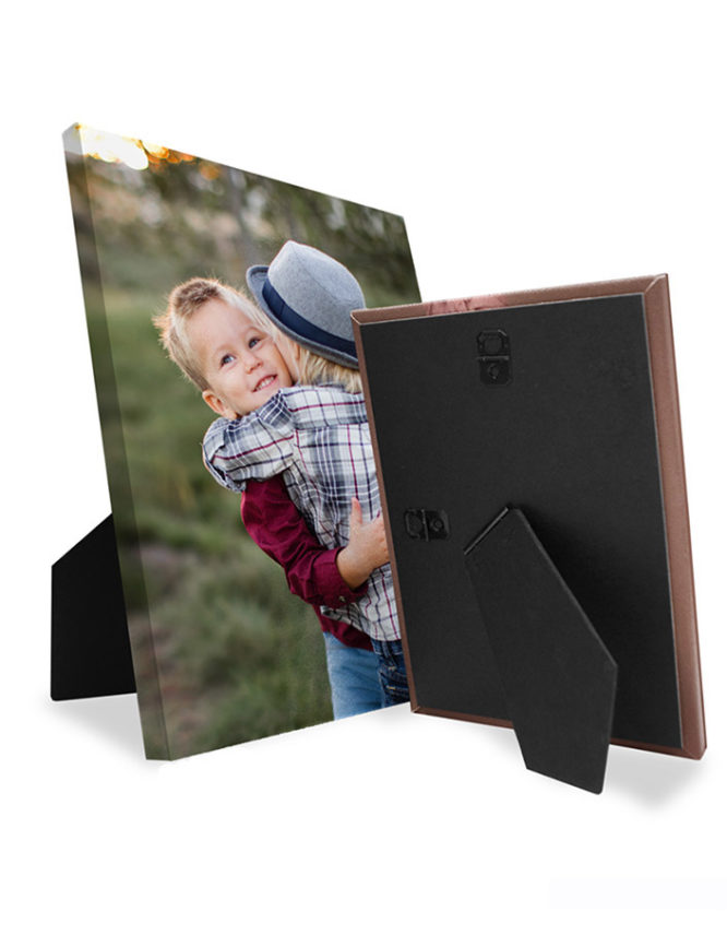 Easel Back Canvas Print with family photo from Goodprints