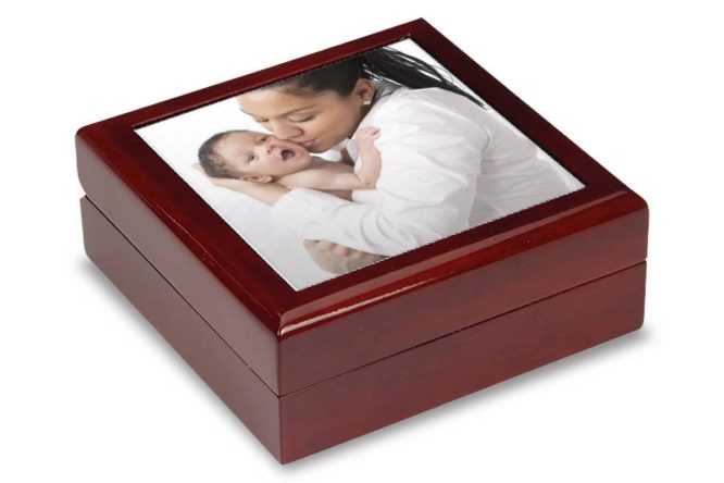 beautiful photo keepsake box