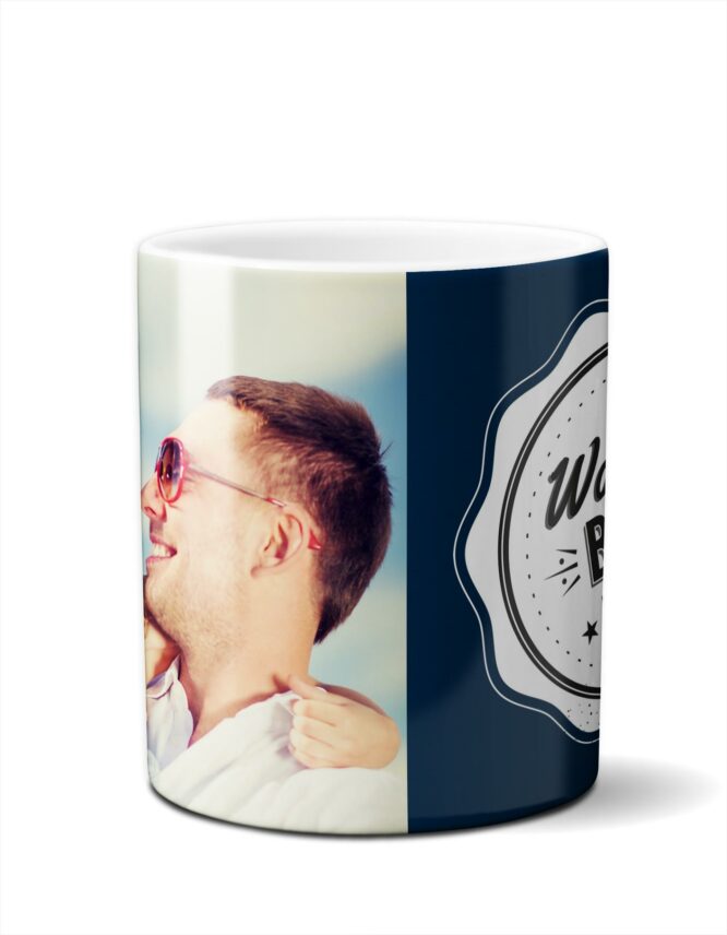 "World's Best Dad" Custom Photo Mugs 1