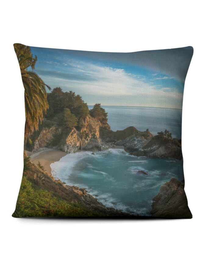 blue cove custom photo pillow prints