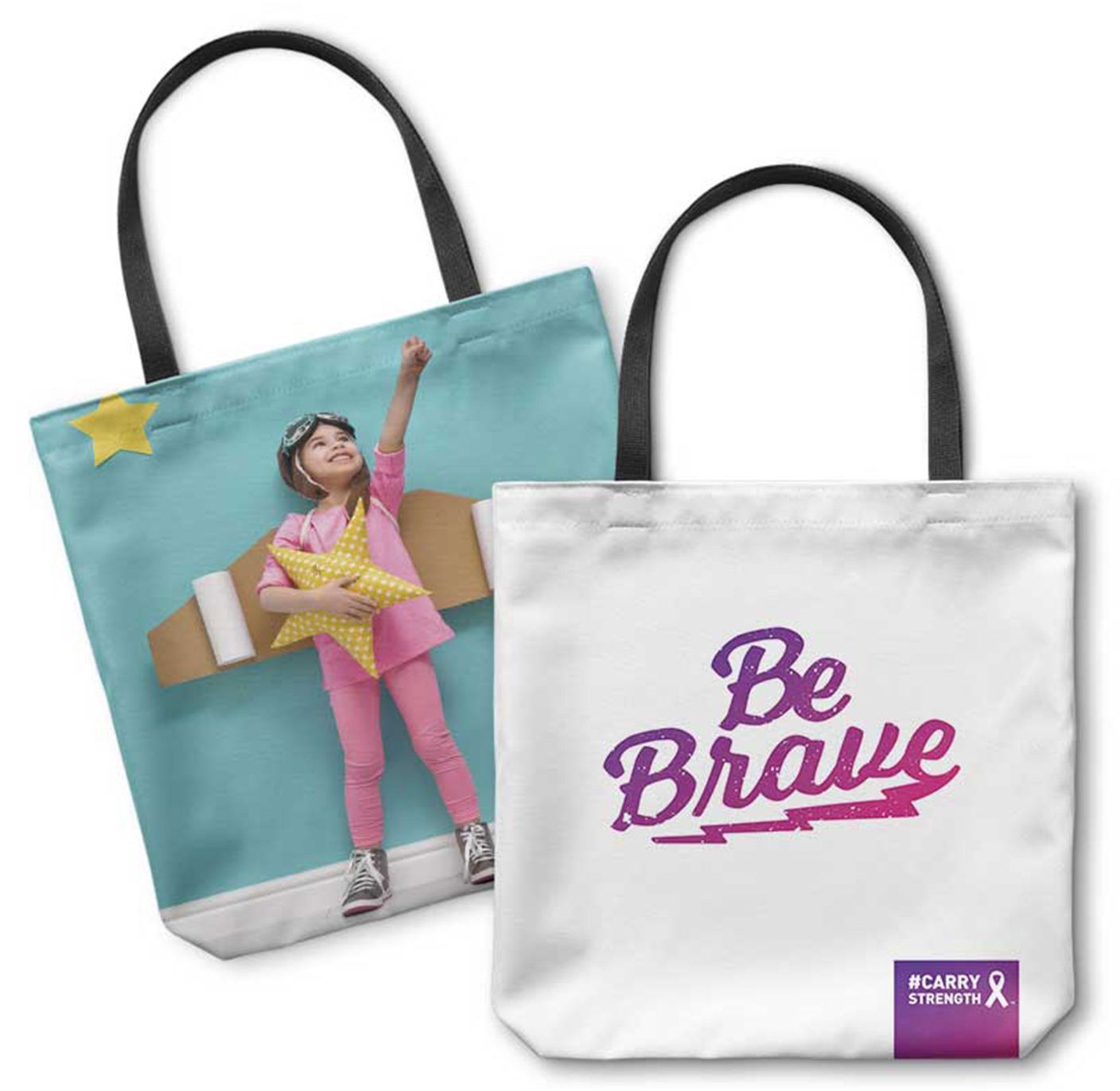 Why Owning a Custom Tote Bag is a Great Idea 1 be brave custom photo tote bag
