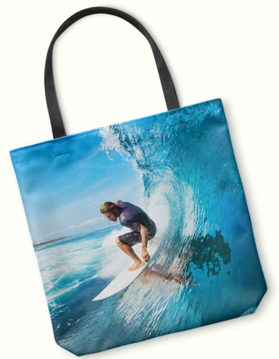 ba brave double sided photo tote bag