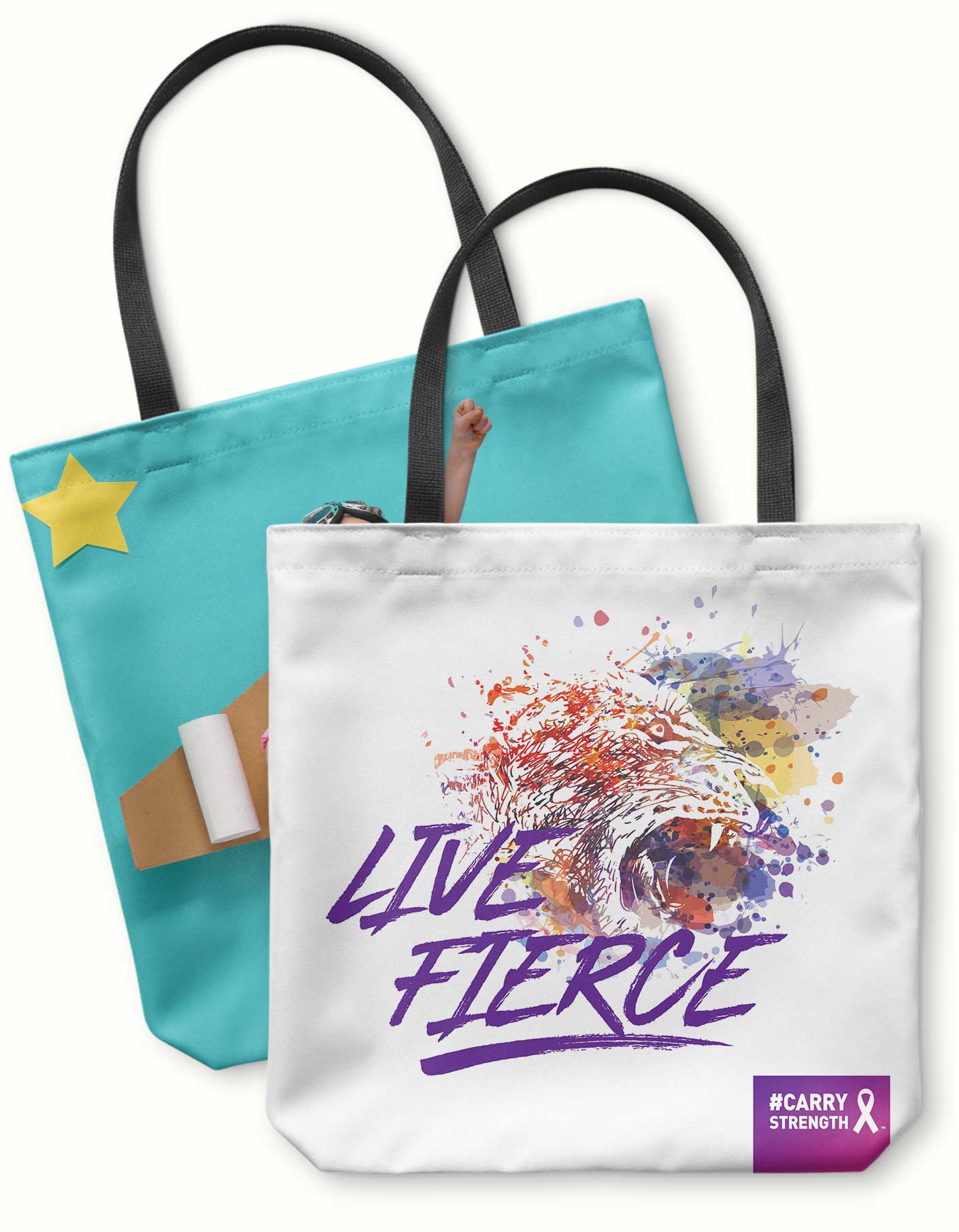 Design Your Own Custom Printed Large Canvas Tote Bag