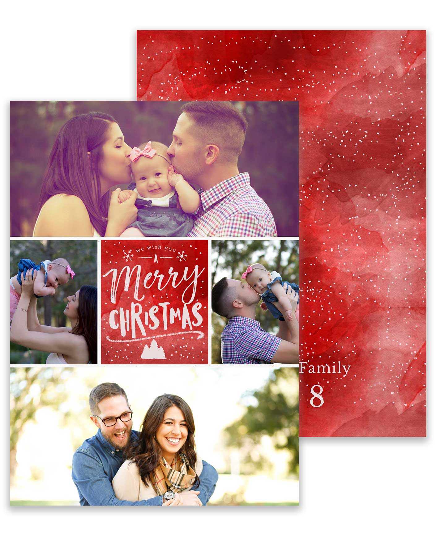 a merry christmas wish collage goodprints com christmas photo collage card