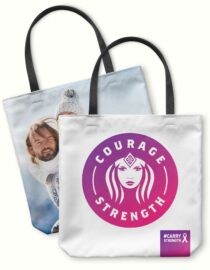 Canvas Photo Tote Bag to support cancer patients from goodprints
