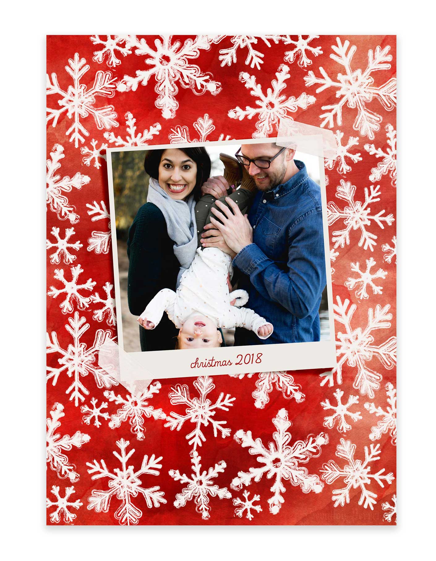 Happy Holidays From The Family Christmas Card - GoodPrints.com
