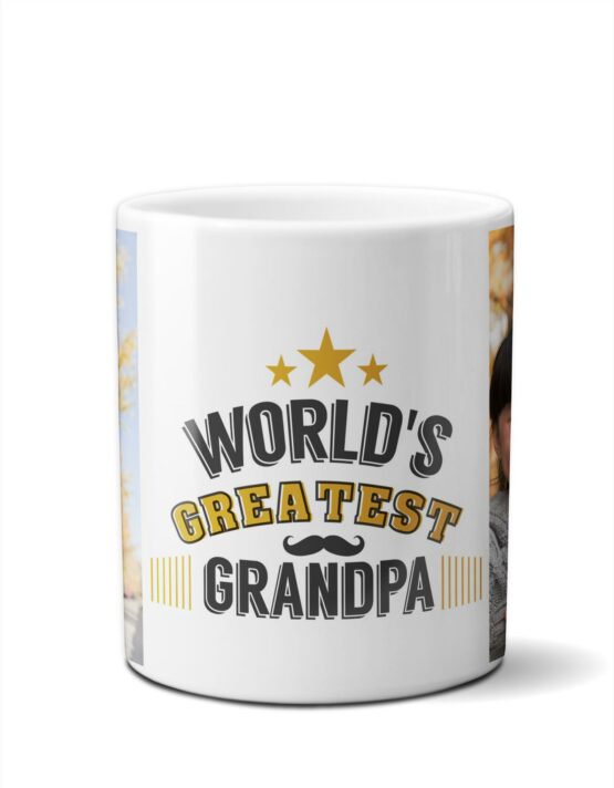 worlds greatest grandpa photo mug
