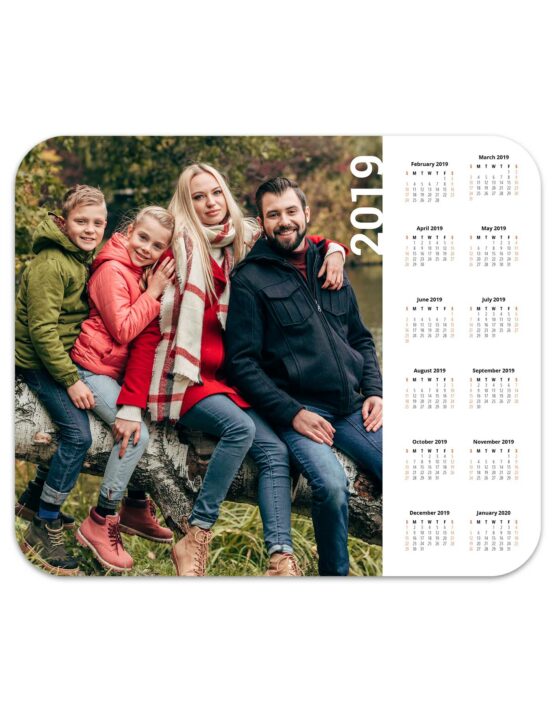 Personalized Calendar Mouse Pad