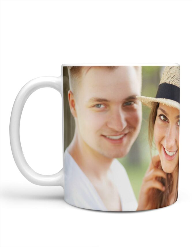 happy couple valentines day photo mug