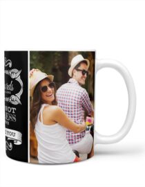 words alone custom valentines photo mug