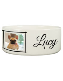 personalized photo pet bowl