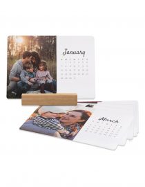 5x7 Card Photo Calendar with Block Stand 1