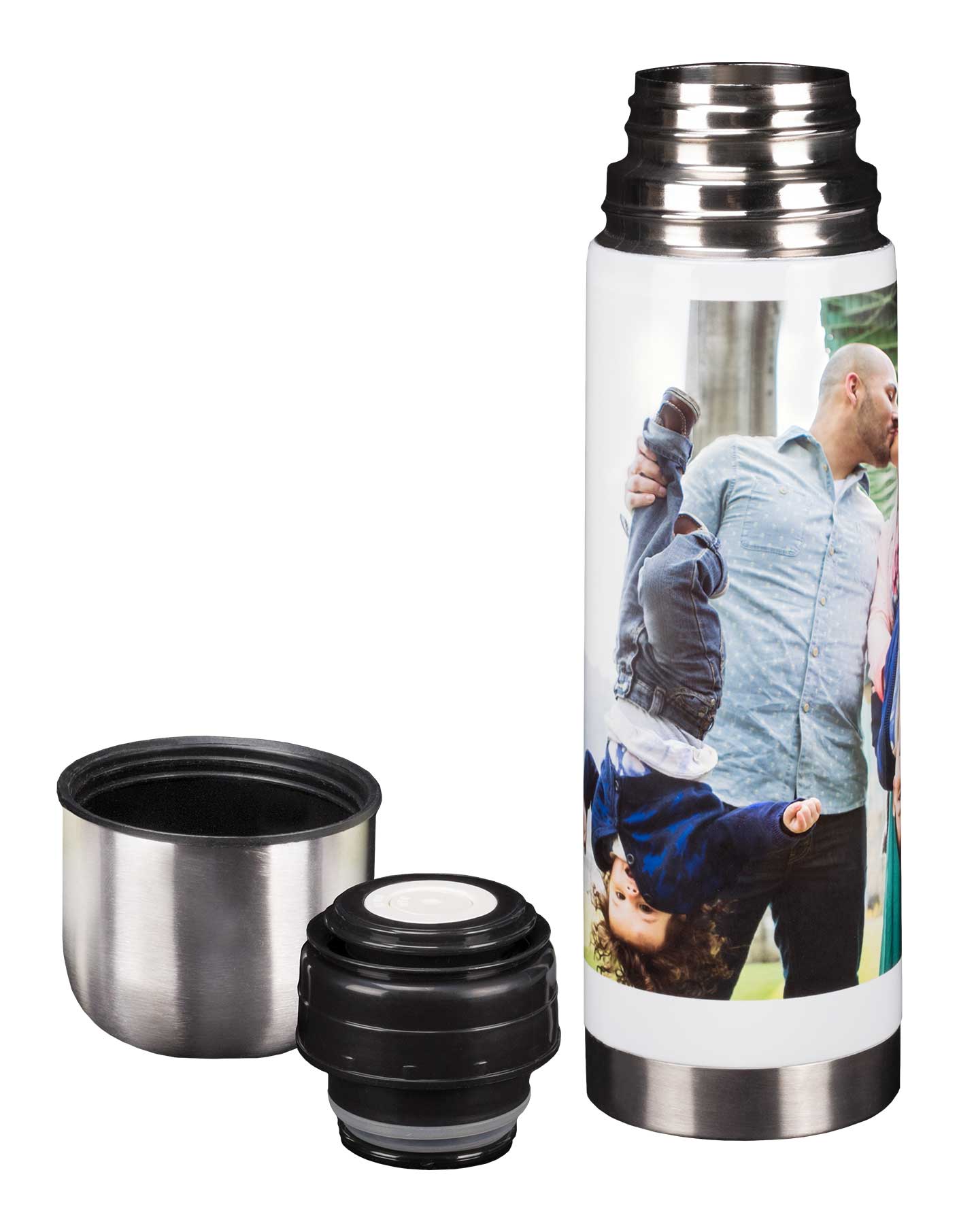 25 oz Stainless Steel Custom Photo Thermos - GoodPrints