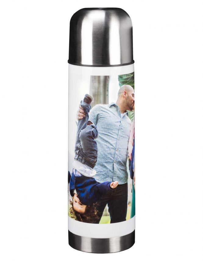 photo thermos with custom print