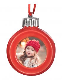 Red Globe LED Ornament