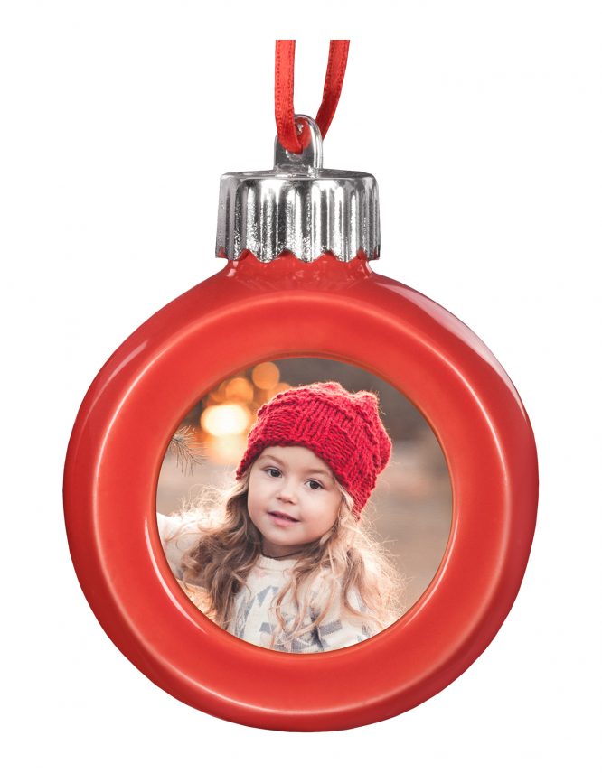 Red Globe LED Ornament