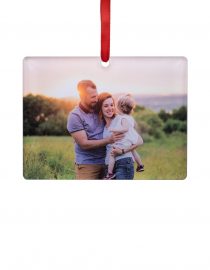 personalized acrylic photo ornament