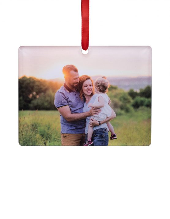 personalized acrylic photo ornament