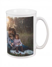 large custom photo bistro mug